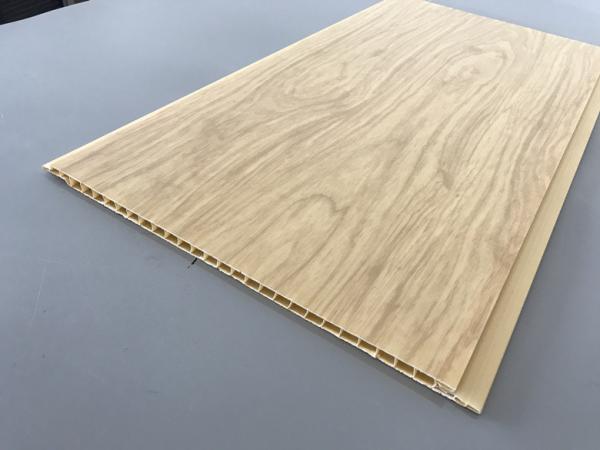 panneaux en bois anticorrosion épais de PVC de 7.5mm pour le revêtement de plafond/mur