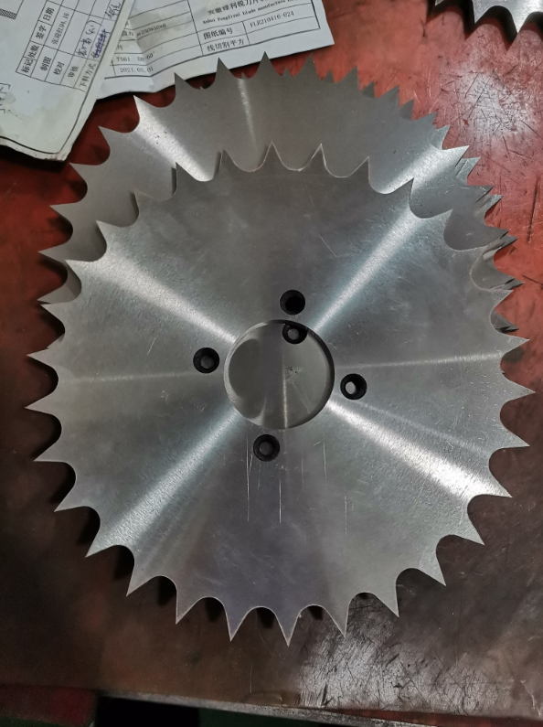 Производитель Продажа Нержавеющая сталь Круглые ножи Куриные режущие круглые лезвия Промышленные пищевые режущие лезвия