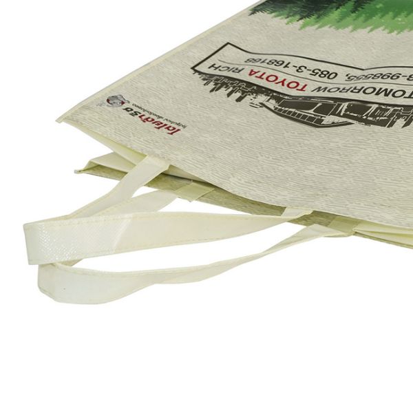 Многоразовые изготовленные на заказ хозяйственные сумки, прокатанная не сплетенная ткань носят сумки