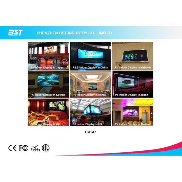 Synchronous control  P5 SMD 1/8 scan high brightness Indoor  Advertising LED Display Screen