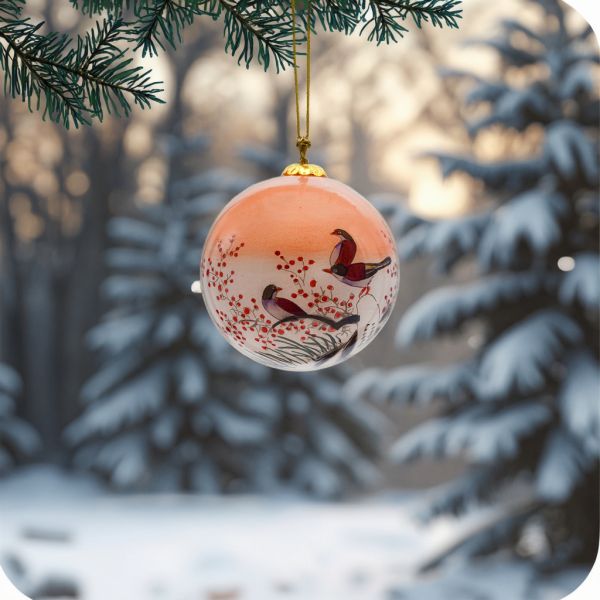 China Personalized  Inside Painted Christmas Christmas  Glass  Balls  Ornament  for Christmas