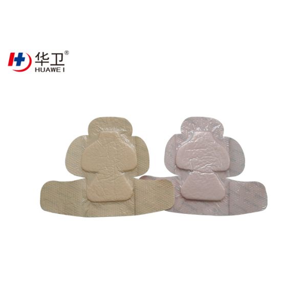High absorbent wound care silicone foam dressing popular size 5x5cm 10x10cm  15x15cm
