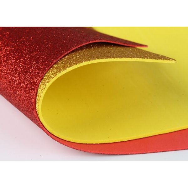 Fresh Eco - Friendly Glitter Foam Sheets , Shockproof Glitter Craft Foam Sheets