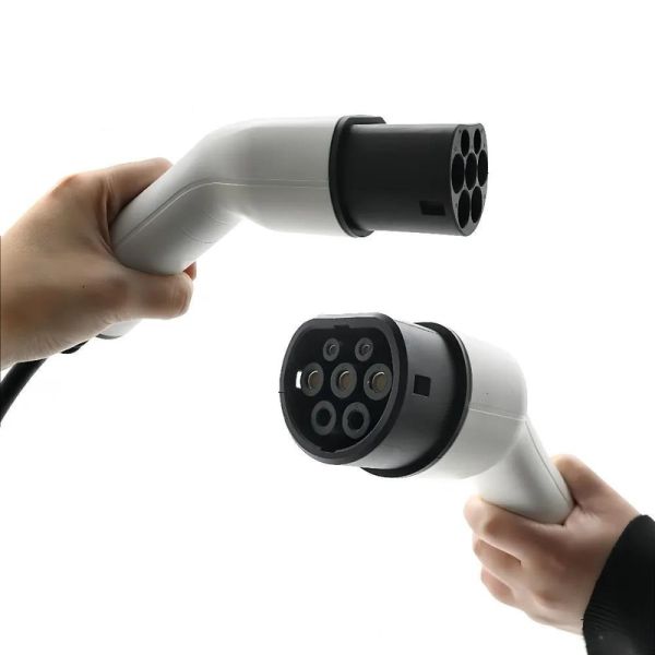 Кабель для зарядки электромобилей с пружинным катушкой от типа 2 до типа 2 16A 32A Кабель для зарядки электромобилей