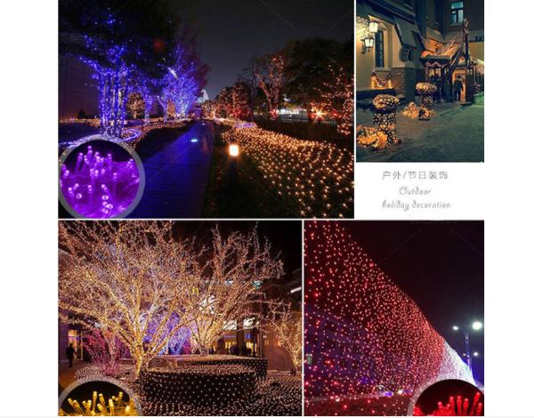 ETL 24V 100LED Decorative Indoor String Lights Outdoor 8 Modes Homes Decro Multicolors