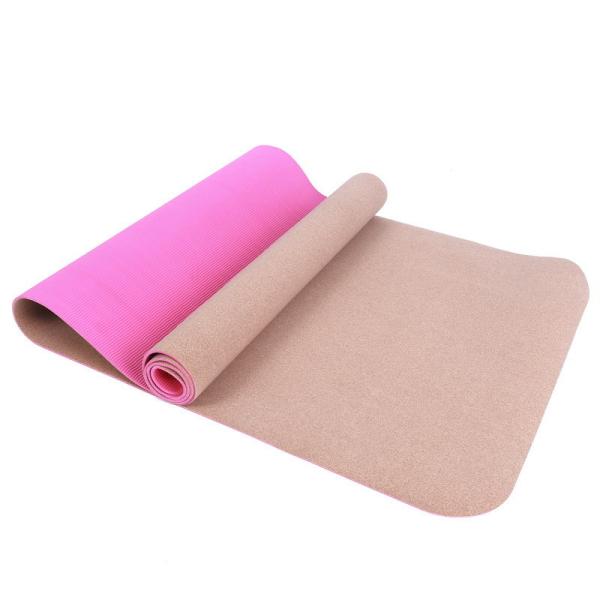 Virson Cork TPE Yoga Mat Manufacturer, chepest   gym yoga mat