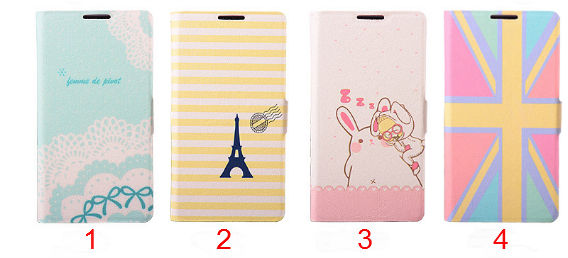 New Fashion Design Brand New PU Flip Leather Cover Case For Huawei C8816 Qualify