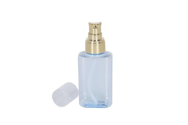 Light Blue Hand Soap Packaging 150ml Makeup Pump Bottle OD 52mm