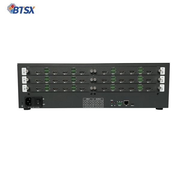 Diviseur de mur vidéo pour salle de contrôle, source d'alimentation 220V, 12 x interface de sortie HDMI 2.0 pour affichage vidéo professionnel