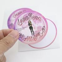 Logo Round Sticker Labels Printing fait sur commande décoratif pour l'emballage cosmétique