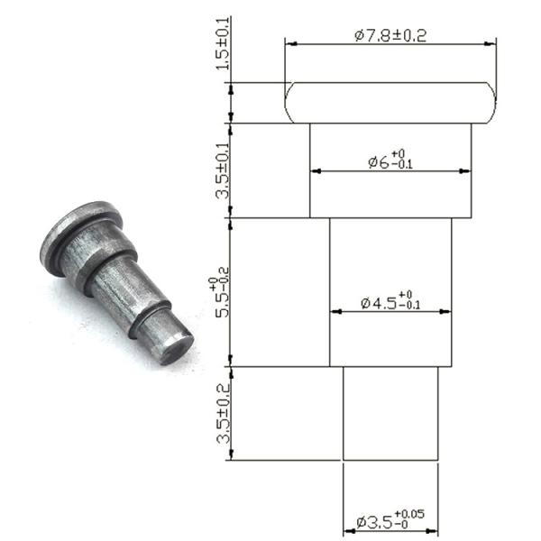 Storage Rack Rivet Fastener For Shelving Crossbeams Connections