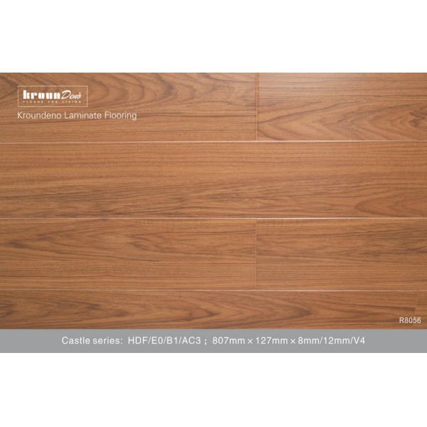 Рокируйте 12 настил мм АК3 ХДФ глуэлесс слоистый, естественный пол ламината дуба