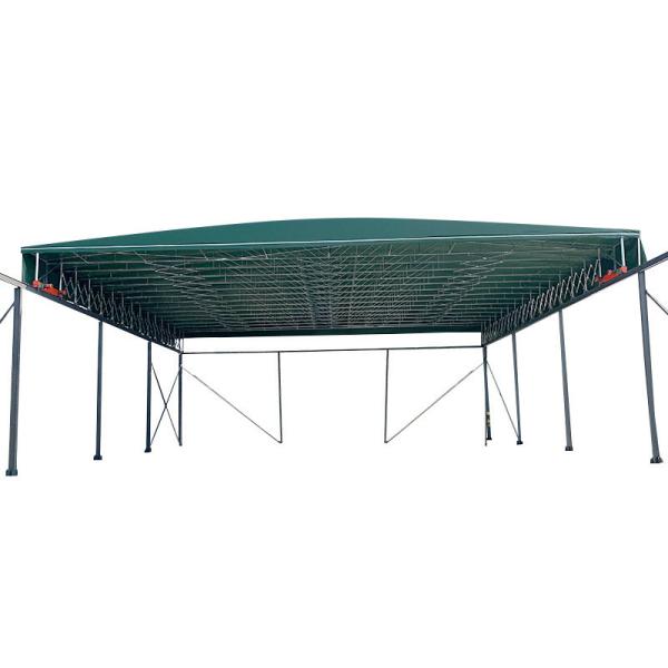 Easy Assembly and Disassembly Electric Awning Galvanized Steel for Large Shrink Folding Warehouse