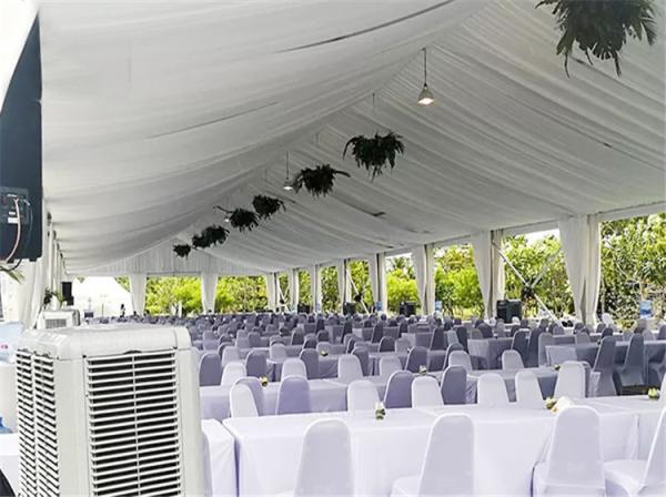 Double Coated Pvc Luxury Outdoor Wedding Tent For 500 People