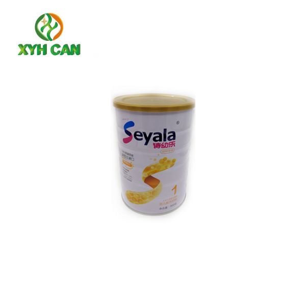 Metal Tin Can Luxray 900g Safety Packaging Easy Tear Top Lids Customized Shape