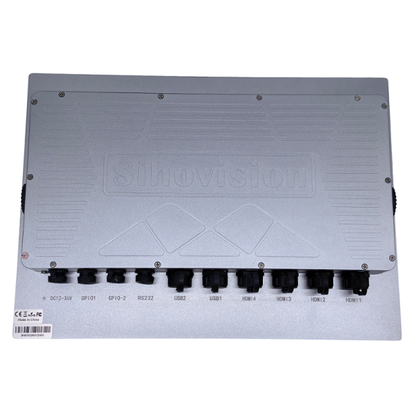 17 Inch Full IP67 Waterproof Touch Monitor with 1500 Nits Brightness and Aluminum Alloy Fanless Design