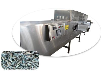 60KW Electronic Automatic SUS304 Microwave Dryer For Drying Black Soldier Fly Larva Meal Worms