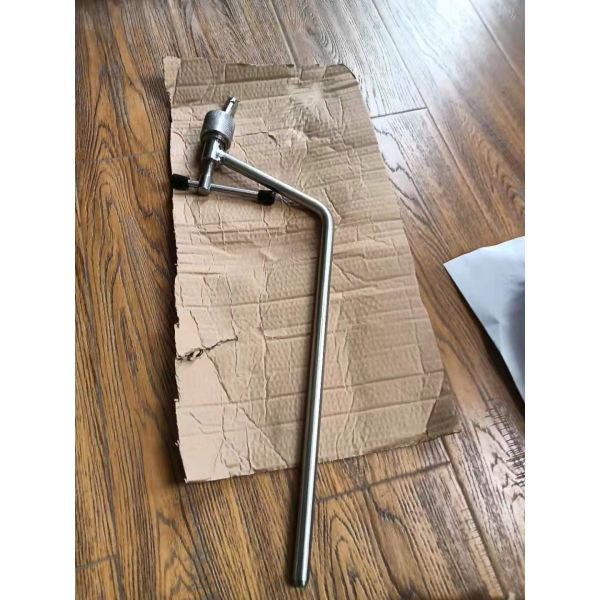 Stainless Steel PU Leg Holder Pink Parts For Hospital Beds For Delivery Beds