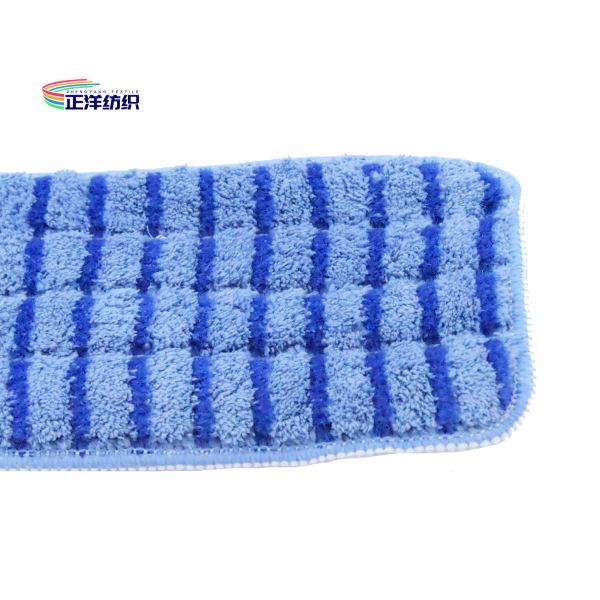 20 Inch Dry Cleaning Mop Blue PP Scrubbing Fiber Flat Mop Head