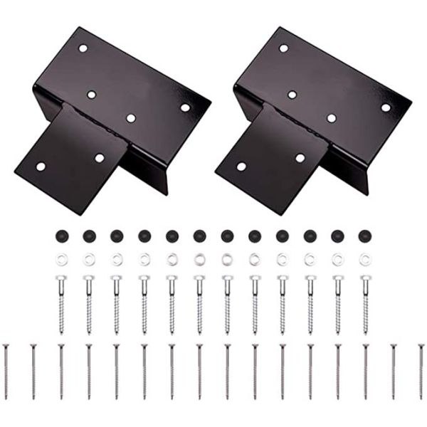 2mm Thickness Steel Metal Pergola Fittings Kits for Outdoors Patio Building Project