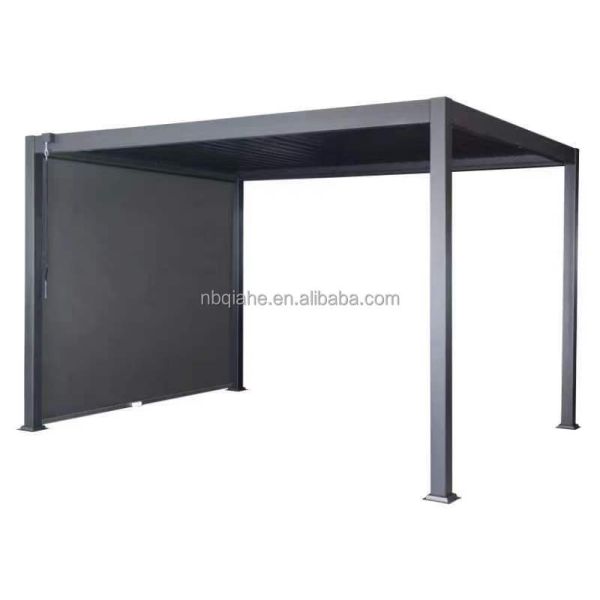 Aluminum Frame PERGOLA 3x4m Luxury Modern Outdoor Waterproof Roof Metal Garden Pergola