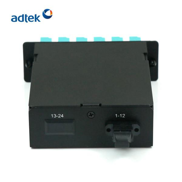 MPO To LC Cassette , HD 12 Ports 24 Fiber Cassette Module