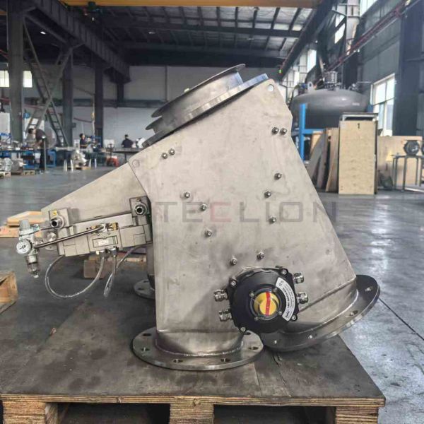 Valve de détournement en acier inoxydable à alimentation par gravité de la plaque d'avalanche