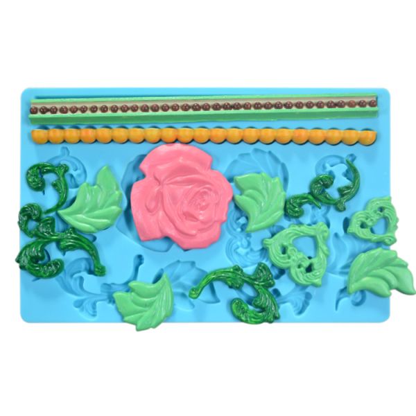 Flower Silicone Baking Utensils Cake Making Furniture Lace Silicone Fondant Molds