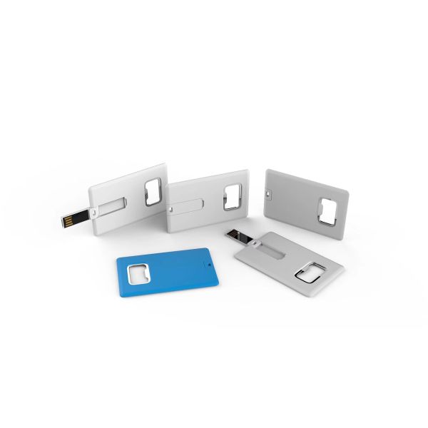 Пластиковый привод USB кредитной карточки внезапный с USB 2,0 128GB консервооткрывателя бутылки металла