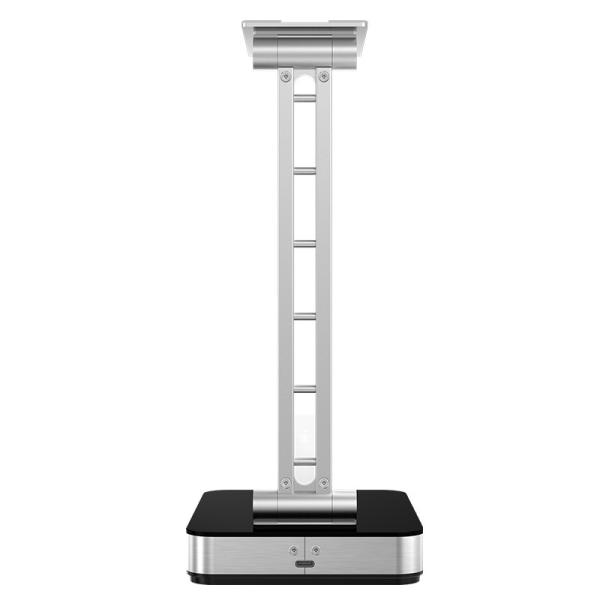 800g Adjustable Tablet Stand , W115mm Rgb Headphone Stand  With 3 Usb Ports