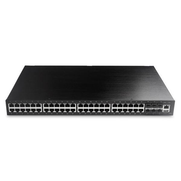 L3 Managed Industrial 10G Switch 6×10G SFP 48×Gigabit RJ45 Ethernet Port Industrial Network Switch 
