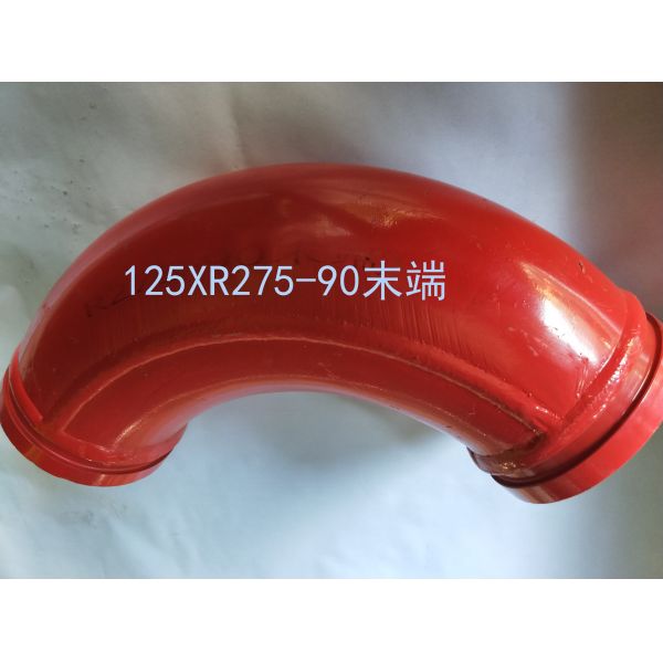 13759028 Couleur rouge bout de coude 125*R275-90 pour pompe à béton