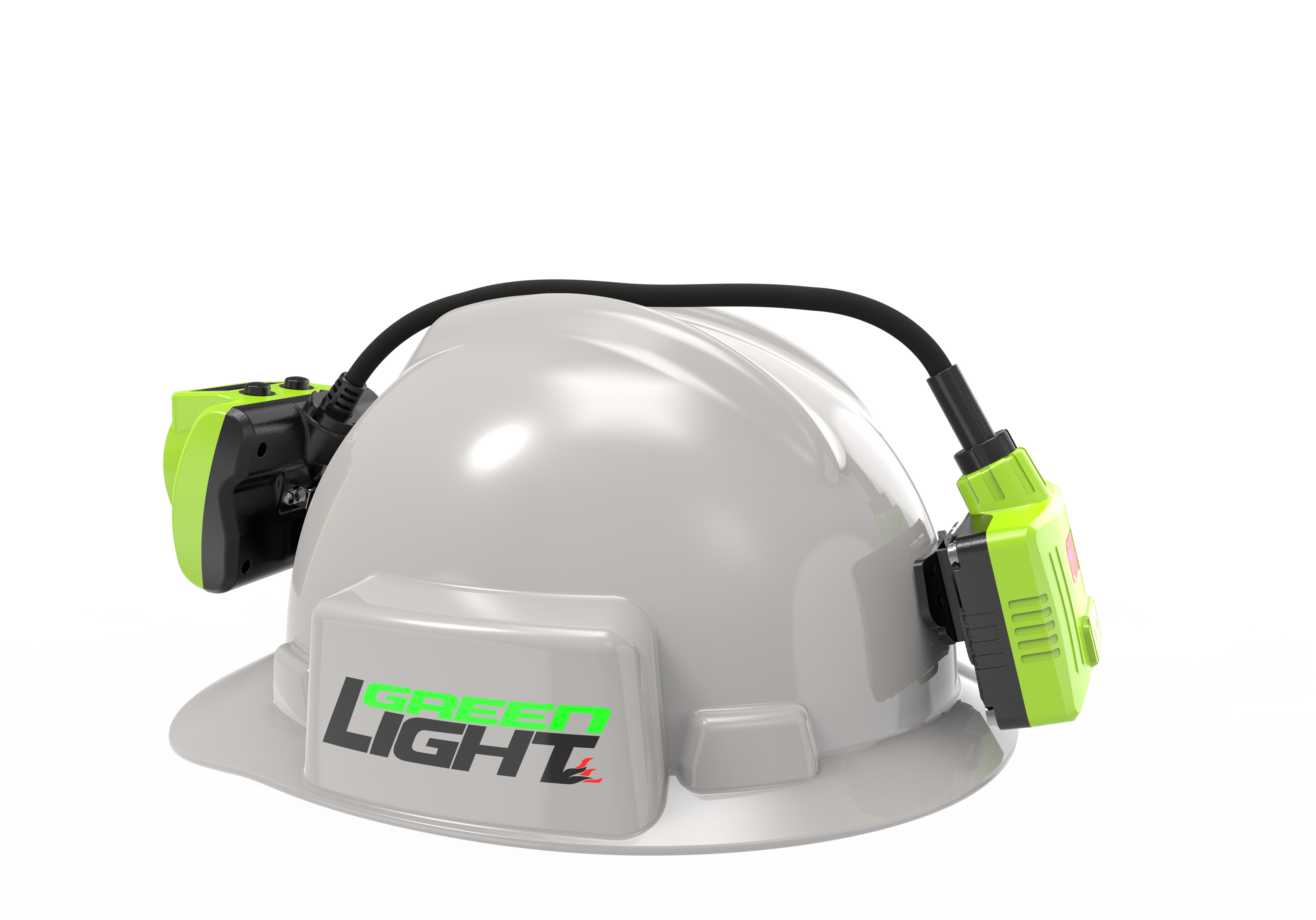 Rechargeable Panasonic Battery Mining Hard Hat Lights IP68 Long Working Time