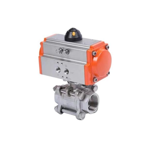 Sturdy Pneumatic SS316 Full Port 3PC Ball Valve for Industrial Applications