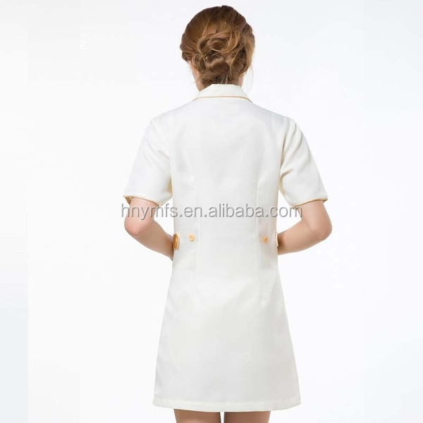 Os multi bolsos das mulheres nutrem o material do algodão de Medical Scrub Suit 65%