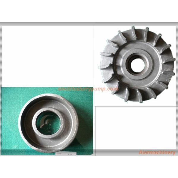 Centrifugal Slurry Pump Parts High Chrome Impeller OEM / ODM Acceptable