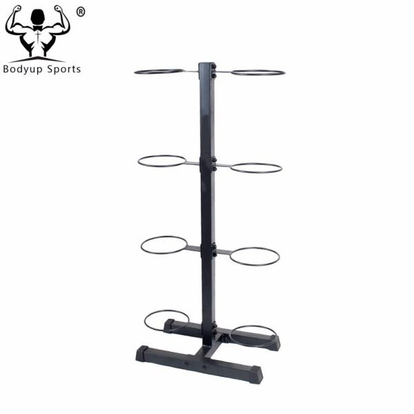 Seamless Welding Gym Ball Rack , Exercise Ball Storage Rack Steel Material