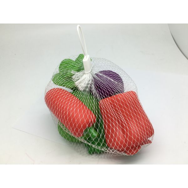 Vinyl Vegetables Rubber Bath Toys Squeezing Sound Muti Colors / PMS Available