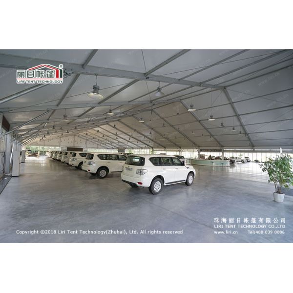 30m White PVC High Peak Tents with Hard Pressed Extruded Aluminum Alloy Frame