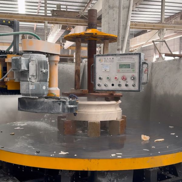 CNC Column Cap & Base Profiling Machine For Precise Shaping And Cutting