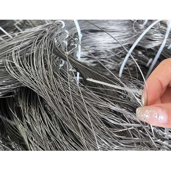 Barrera de alambre de captura de defensa fronteriza contra tanques, malla de alambre de envoltura