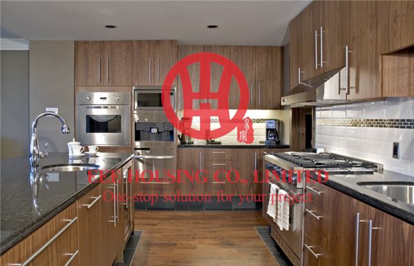 Modern Elegant Solid Wood Kitchen Cabinet with Excellent Design and Quality