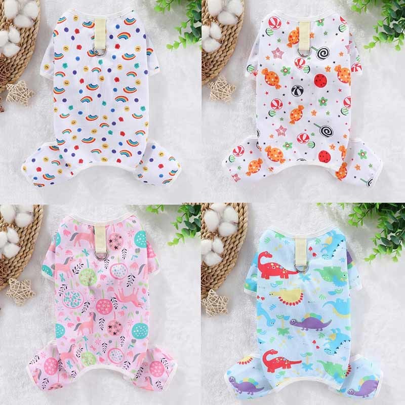 Wholesale Breathable Mesh Dog Jumpsuit w/ D-Ring | High-Margin Designer Pet Apparel B2B