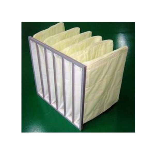 Humidity Resistant Synthetic Fiber Pocket Air Filter With Aluminium Alloy Frame