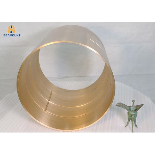 Stone Crusher Parts Bronze Sleeve Bushings With Oil Groove , ISO / CE