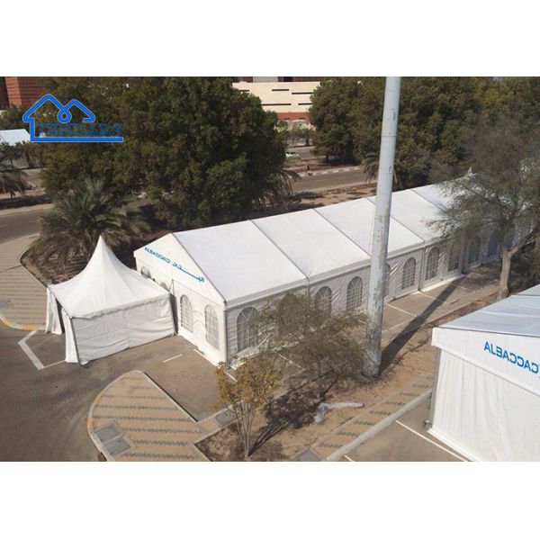 6061/T6 Aluminum 10x10m Heavy Duty Marquee Tent Fire-Retardant Canopy Snow Load for Industrial Use