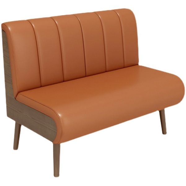 Foshan Factory Restaurant Table and Chairs Commercial Coffee Table With Chair Solid Wood Booth Sofa Seating for Restaurant