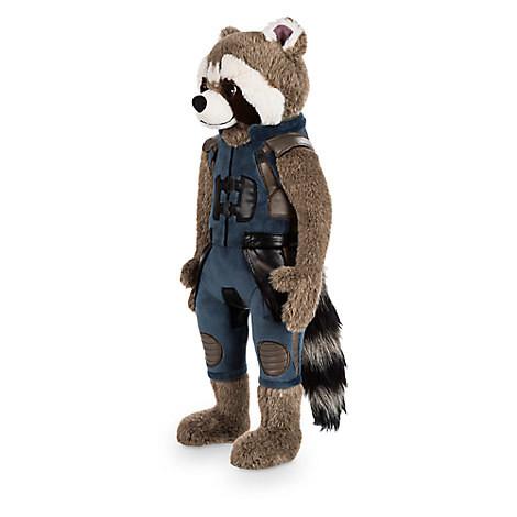 Black Lovely Original Disney Plush Toys Rocket Raccoon cartoon 40cm