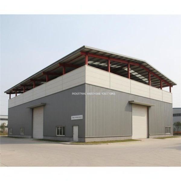 Portal Frame Prefabricated Steel Structure Customized with Grade A Polycrystalline Solar Panel Providing and Energy Structural Solutions