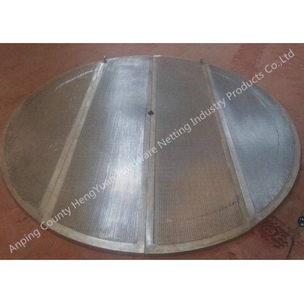High Performance Lauter Tun Screen Filter , Beer Wedge Wire Screen Panel